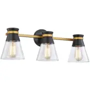 Artcraft Lighting AC11803BB Kanata Bathroom Vanity Light Black and Brushed Brass