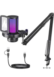 MAONO Gaming USB Microphone, Noise Cancellation Condenser mic