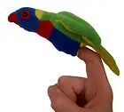 Australian Animals Lorikeet Finger Puppet Puppets