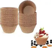 Checkzed Cupcake Liners, Food Grade Muffin Liners & Cupcake Papers, No Smell and Non-Stick Cupcake Liners for Baking,Baking Cup（200 Counts）