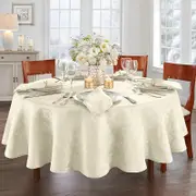 Elrene Caiden Elegance Damask Round Tablecloth, 70 x 70