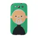 【韓國正品Makase】※Steve Jobs※ SAMSUNG Galaxy S3 i9300 質感手機保護殼 附贈胸針及簡易立架