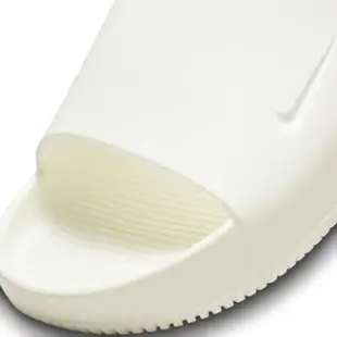 【NIKE 耐吉】拖鞋 男鞋 運動 NIKE CALM SLIDE 白 FD4116-100