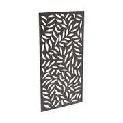 ProtectorAl 300 - 940 x 941 - 1840 Black Large Leaf Framed Composite Decorative Panel