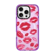 iPhone 16 Pro Impact Case MagSafe Compatible Lipstick Kisses