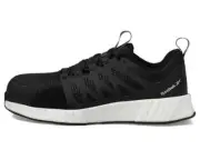 Reebok Work Fusion Flexweave RB413 Women Black White Athletic Work Shoes ZPO1040