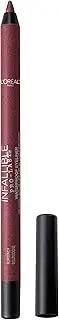 L'Oreal Paris Makeup Infallible Pro-Last Pencil Eyeliner, Waterproof and Smudge-Resistant, Glides on Easily to Create any Look, Burgundy, 0.042 Oz.