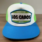 LOS CABOS Cap Mens OS MEXICO FISHING TEAM Foam Mesh SnapBack Vintage Trucker Hat