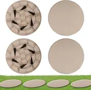 Garden Stepping Stones Outdoor,4 Landscape Stepping Stones | Stepping Stones Resin for Garden Walkway, Garden Stepping Stones with Ground Stakes Yard Lawn