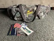 Brookwood Pheasants Forever Camo Hunting Small Duffle Bag Vintage Made USA NWT