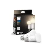 Smart 75W A19 LED Bulb - Soft Warm White Light - 2 Pack - 1100LM - E26 -