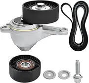 17540-54L00-000 Complete Serpentine Belt Drive Component Kit Compatible with Suzuki SX4 2010-2013 and Grand Vitara 2009-2013 2.4L L4 Replace 36323 1341A005
