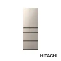 在飛比找環球Online優惠-【HITACHI】日立 527L六門變頻日製冰箱-金 R-H