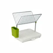 Y-Rack Draining Dish Drying Rack Kitchen Storage Organiser Green