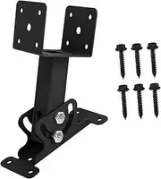 B Baosity Roof Riser Bracket with Screws Lightweight Portable Heavy Duty Roof Mount Pergola Support Bracket for Cabins Gazebos Homes