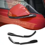 RT-TCZ Carbon Fiber Rearview Side Mirror Decoration Trim Cover Accessories Compatible with Ford Mustang 2015 2016 2017 2018 2019 2020 2021 2022