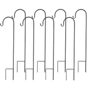 Set of 8 Anti-wind Shepherd Hooks For Garden Wedding Venue Decorations Reusable