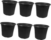 GAROZATION 6PCS Plastic Plant Pots Flexible Nursery Containers for Succulent Cutting Transplanting Stylish Starting Pots for Indoor and Outdoor Use