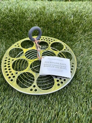 Wm Sonoma Stainless Steel Egg Poacher Easy Egg Boiling Poaching Rack Egg Boiler
