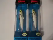 2 - RAPALA JIGGING RAP MAGNUMS JRM-7 1 1/8OZ (GLOW) NIP