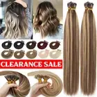 CLEARANCE Nano Ring Tip Hair Extensions Micro Loop Beads Human Remy Hair Thick