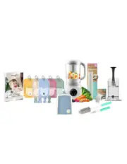 Automatic Baby Food Maker, Steriliser & Warmer Cerulean Sage Bundle
