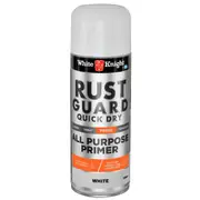 White Knight 300g Rust Guard Quick Dry All Purpose Primer Spray Paint - White