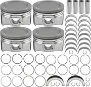 AUTOKAY Main Rod Bearing & Piston & Rings Fit for Buick for Chevrolet Cruze Encore 2011-2015 1.4L Engine Piston Set Main Rod Bearings 25198520 55577096 55580184