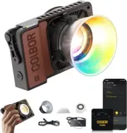 COLBOR W100R RGB 100W COB Continuous Output Lighting 2700-6500K LED Studio Light