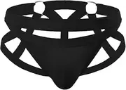[Generic] Mens Sexy Bikini Underwear Breathable G-String Briefs Male Hollow Hot Thong Panties
