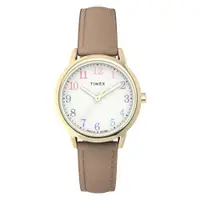 在飛比找ETMall東森購物網優惠-【TIMEX】天美時 Easy Reader 30毫米金色錶