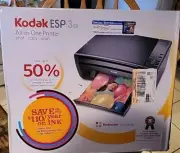 Kodak ESP 3 All In One Printer Brand New Sealed Includes New Ink & Printhead