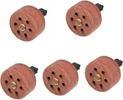 minkissy 5 Pcs Car Aromatherapy Air Household Aroma Wood Vehicle Vent Fragrance Clip for Home Tabletop Decor Diffuser Cars Wooden Decor Inside The Car Office Rosewood Che