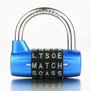 Padlock 5 Letter Word Lock,5 Digit Combination Lock,Gym Locker Lock,Safety Pa...