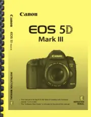 Canon EOS 5D Mark III OWNER INSTRUCTION MANUAL