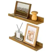 Picture Ledge Shelf Small Floating Shelves Set of 2 Rustic Picture Shelf for ...