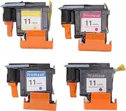 4 Pcs Printhead Printer Replacement for HPdesignjet 100 110 111 500 510 800 813 850, Magenta Black Cyan Yellow Print Head, Clear Resolution, Strong Layering