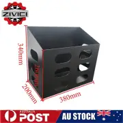 Universal Black Alloy Jerry Can Holder-For Canopy, Toolbox, Trailer, Caravan&RV