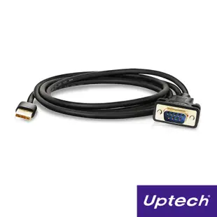 Uptech 登昌恆 UTN416 USB2.0 to RS-232 訊號轉換器(1.8M) RS232連接線-