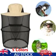 Mosquito Insect Head Net Mesh Protector Hat Fly Bee-Bug Outdoor Fishing Camping