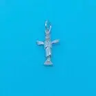 Genuine 925 Sterling Silver Scarecrow Charm / Pendant