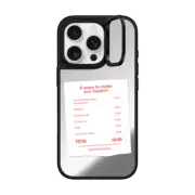 iPhone 16 Pro Mirror Ring Stand Case MagSafe Compatible 6 Ways to Make You Happier Phone Case