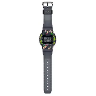 【CASIO 卡西歐】G-SHOCK 40週年限定 探險家之石系列 七彩 太陽石 金屬錶殼 經典方型 GM-5640GEM-1_43.2mm