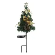 2pcs Solar Christmas tree Led Light decorations Outdoor Wall Lamp Waterproof Garden Patio New Year party Christmas Gift