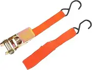 BUTIFULSIC 4Pcs Heavy Duty Ratchet Tie Down Straps Cargo Lashing Straps for Moving Appliances Lawn Equipment Motorcycle and Vehicle Safety