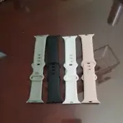 4 pack Replacement Silicone Band for Smart Watch 40mm gray black pink white