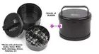 Clipper BLADE WASH CLEANER&STORAGE CADDY Organizer Case Tote*Andis,Oster,Wahl +