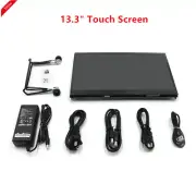 13.3" Touch Screen For Raspberry Pi Ackerman Differential Tracked 4WD Robot Cars