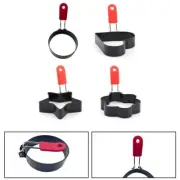NonStick Egg Pan Ring with Plastic Hand Guard for Safe and Convenient Cooking
