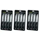 Scanpan Spectrum 12pc Jumbo Steak Knife Set Black 12 Piece